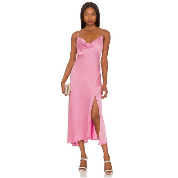 Astr Dresses & Skirts - ASTR the Label Gaia Midi Dress in Rose Pink
